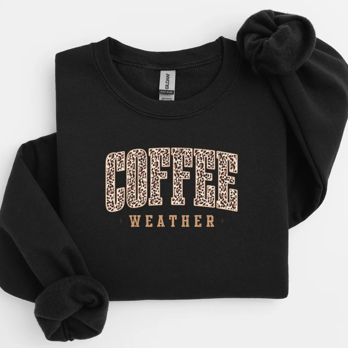 Leopard Coffee Weather DTF