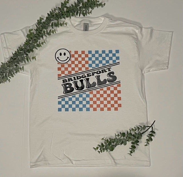 Bridgeport checkered smiley spirt wear