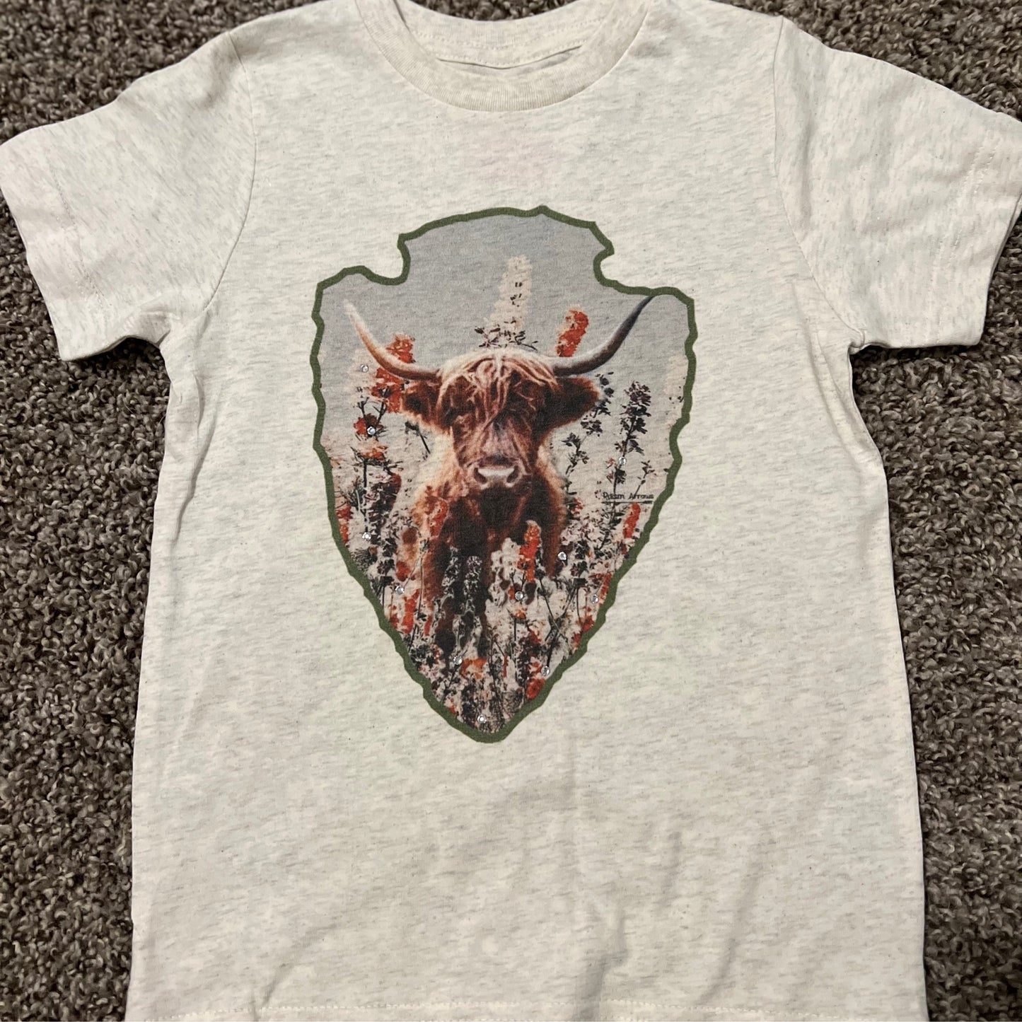 Adult's Cow Arrow Head Tee