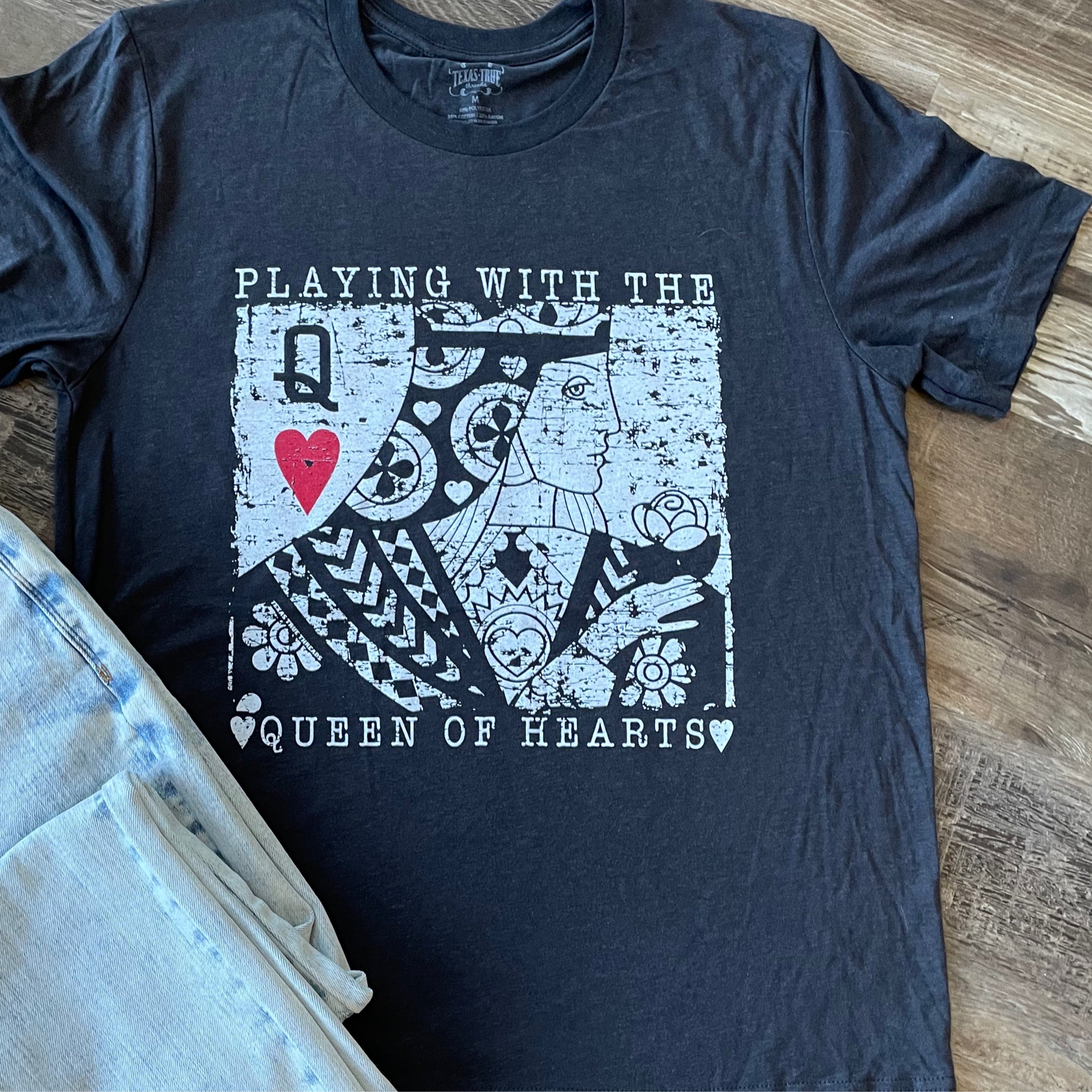 Playing with the Queen of Hearts Tee – Shells Shirts and More