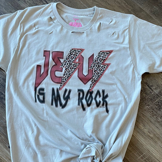 Jesus Is My Rock Tee